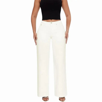 BootyLift Stretch Wide-Leg Jeans