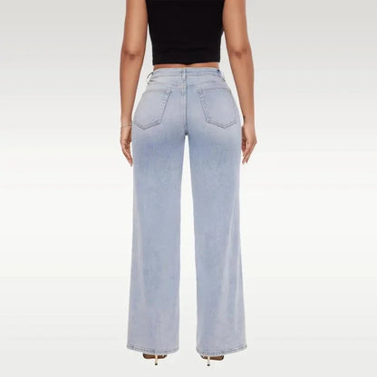 BootyLift Stretch Wide-Leg Jeans