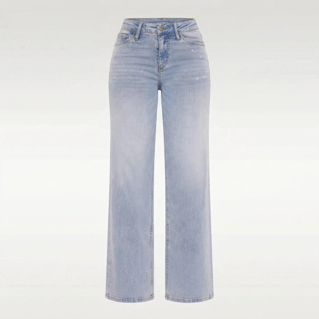 BootyLift Stretch Wide-Leg Jeans